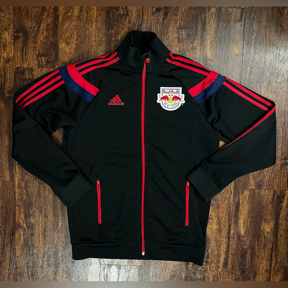 Adidas Track Jacket New York Red Bulls MLS Men’s Size M Preowned